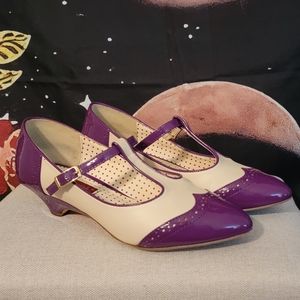 BAIT purple ione shoes pinup vegan leather